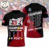 2024 XFL Conference Champions San Antonio Brahmas Special Design 3D T-Shirt