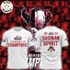 2024 Saginaw Spirit Champions Design 3D T-Shirt