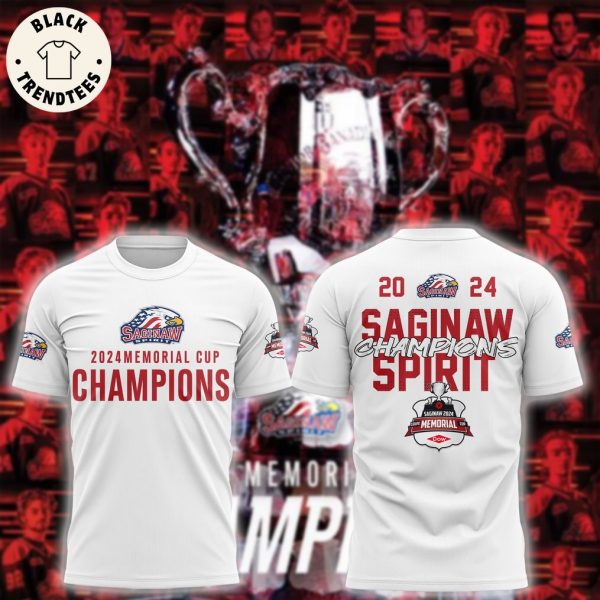 2024 Saginaw Spirit Champions 3D T-Shirt