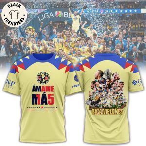 Club America Limited Edition 15 Bi-Championship 3D T-Shirt
