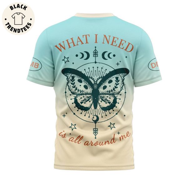 Dave Matthews Band What I Need IS All Around Me 3D T-Shirt