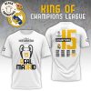 Real Madrid London 24 Conquerors Of Europe Champions Deisgn 3D T-Shirt