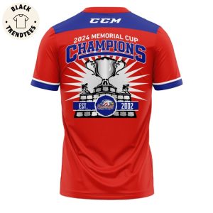 Memorial Cup Champion Saginaw Spirit 2024 3D T-Shirt