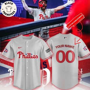 Personalized MLB 2024 Crossing The Pond Philadelphia Phillies Baseball Jersey