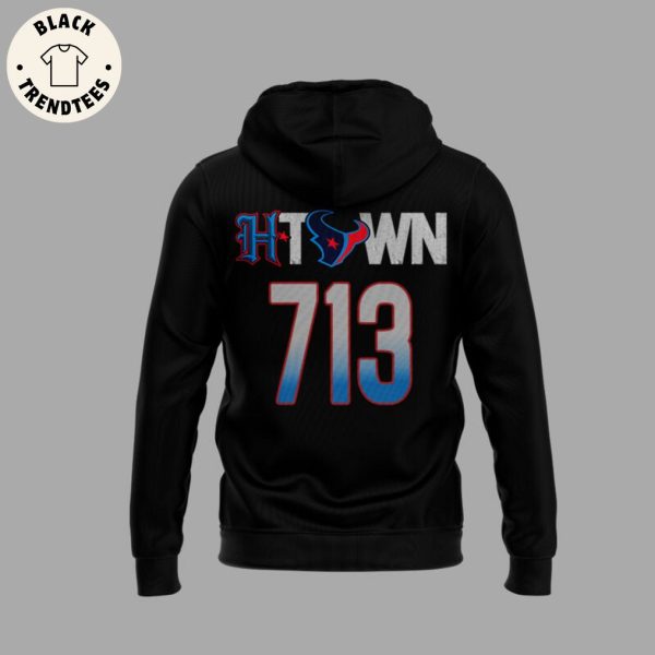 2024 Houston Texans 713 Logo Hoodie