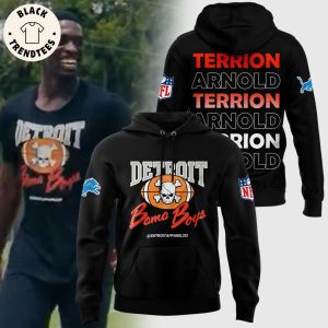 2024 Terrion Arnold Detroit Lions Design Hoodie