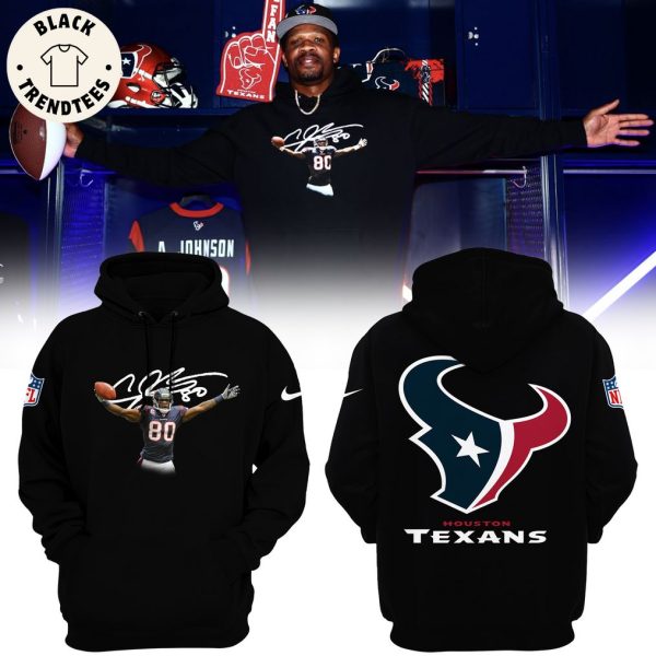 Andre Johnson Signature Houston Texans Football Hoodie