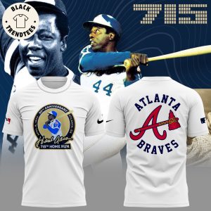 Atlanta Braves Hank Aaron 715th Home Run 3D T-Shirt