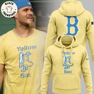 Boston Red Sox Yellow Sox Deisgn Hoodie