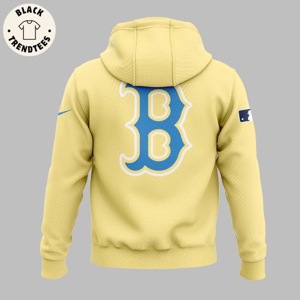 Boston Red Sox Yellow Sox Deisgn Hoodie