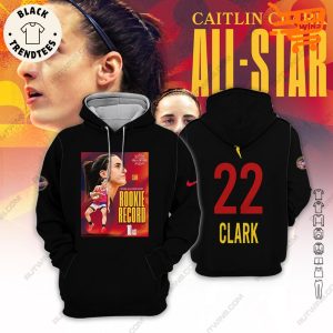 Caitlin Clark All Star Rookie Record Hoodie