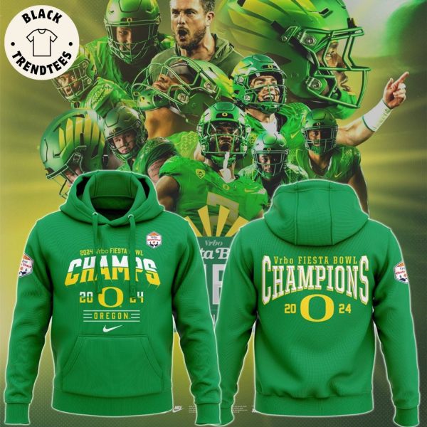 Fiesta Bowl Champions Oregon Ducks Football 2024 Hoodie