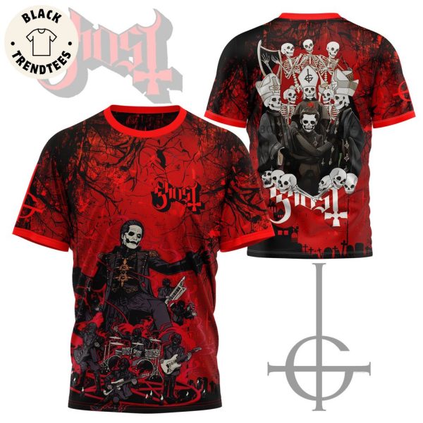 Ghost Band Design 3D T-Shirt