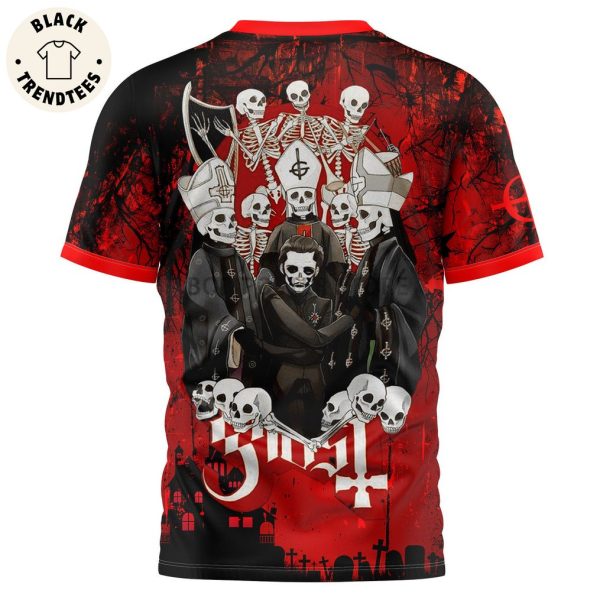 Ghost Band Design 3D T-Shirt