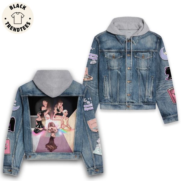 Good Karma My Aesthetic Ariana Grande Hooded Denim Jacket