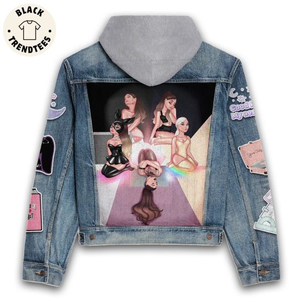 Good Karma My Aesthetic Ariana Grande Hooded Denim Jacket