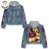 King George Hooded Denim Jacket