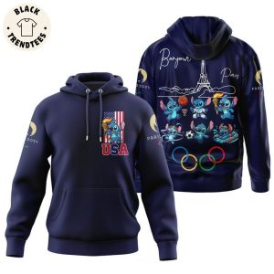 Stitch Team USA Olympics Paris 2024 Hoodie