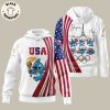 Stitch Team USA Olympics Paris 2024 Hoodie – Red