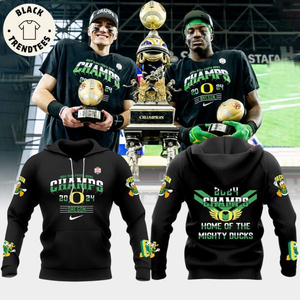 Vrbo Fiesta Bowl Champions Oregon Ducks 2024 Football Hoodie