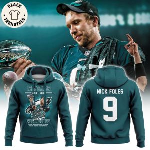 12 Years 2012-2024 Thank You Nick Foles Philadelphia Eagles Design Hoodie