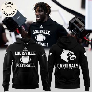 2024 Louisville Cardinals Football Design Hoodie – Black