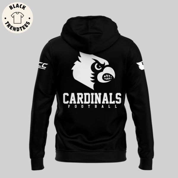 2024 Louisville Cardinals Football Design Hoodie – Black