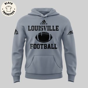 2024 Louisville Cardinals Football Design Hoodie – Grey