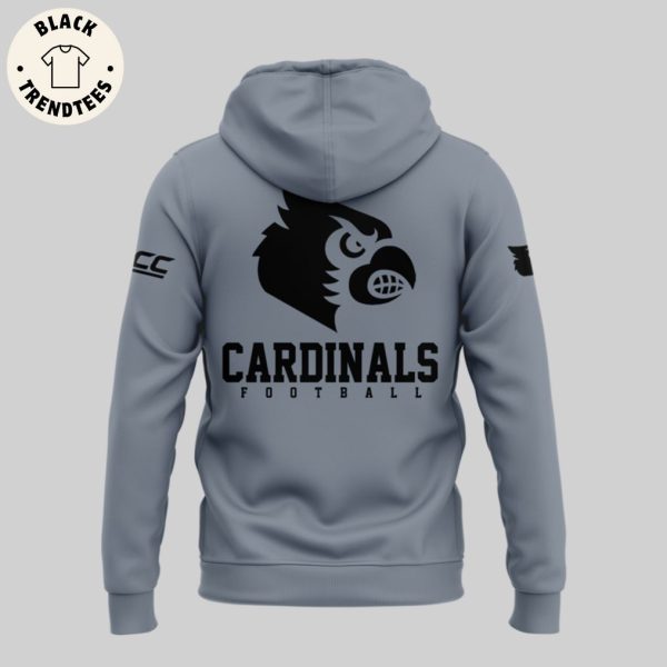 2024 Louisville Cardinals Football Design Hoodie – Grey