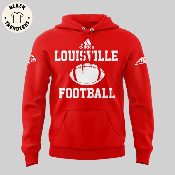 2024 Louisville Cardinals Football Design Hoodie – Red