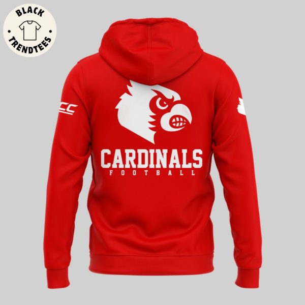 2024 Louisville Cardinals Football Design Hoodie – Red