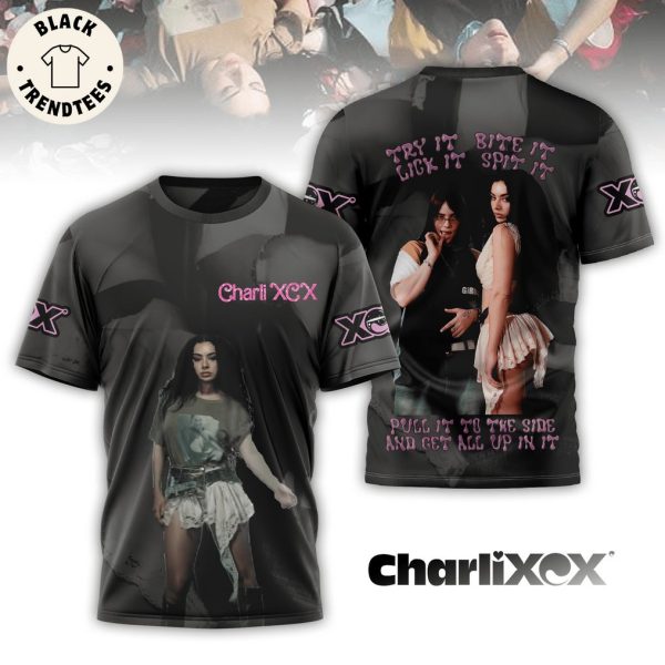 Charli Xcx – Try It Bite It Lick It Spit It 3D T-Shirt