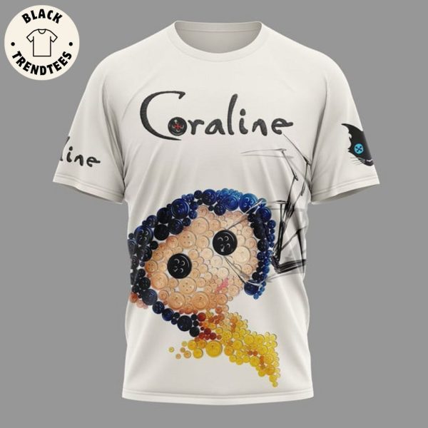 Coraline It Time To Go Back Design 3D T-Shirt