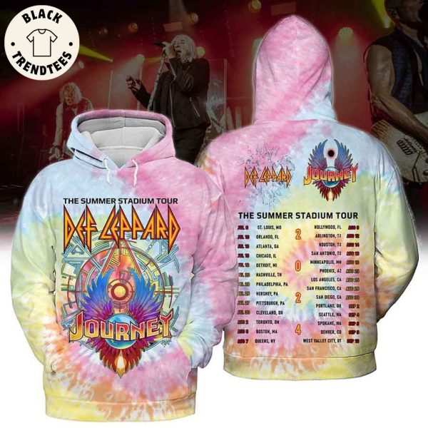 Def Leppard – Journey The Summer Stadium Tour Design Hoodie