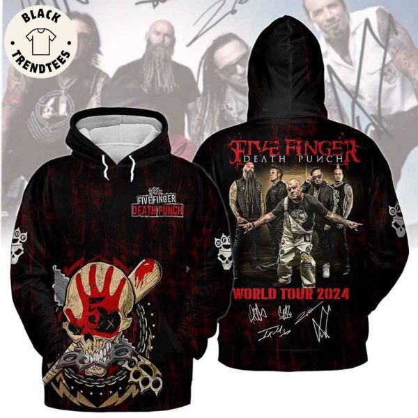 Five Finger Death Punch World Tour 2024 Hoodie