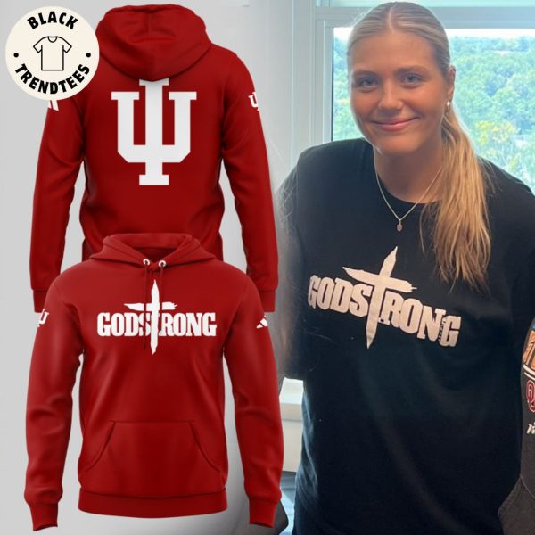 Godstrong Indiana Hoosiers 2024 Hoodie – Red