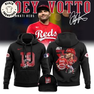 Joey Votto Thanks For The Memories Signature Design Hoodie