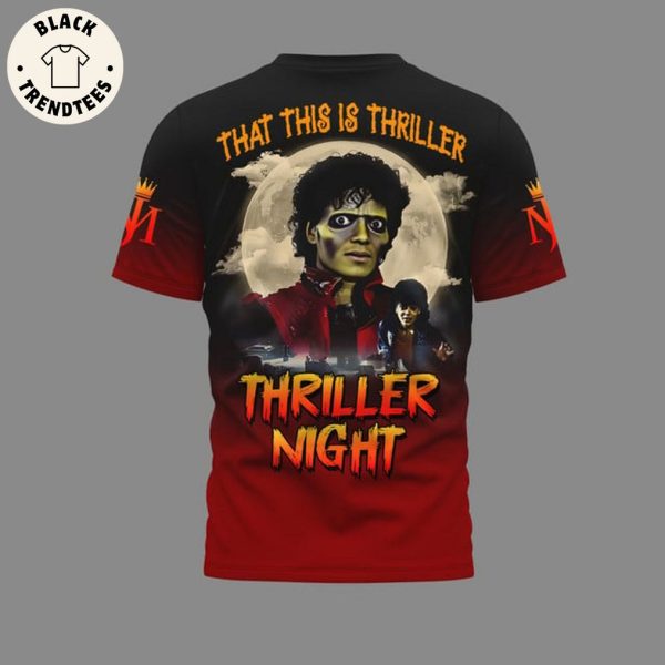 Michael Jackson Thriller Night Design 3D T-Shirt