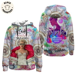 Pink Beautiful Trauma Summer Carnival 2024 Design Hoodie