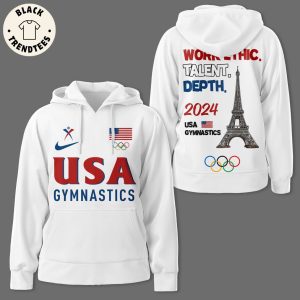 Team USA Gymnastics – Work Ethic Talent Depth 2024 Hoodie