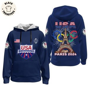 Team USA Swimming Oympic Paris 2024 Design Hoodie