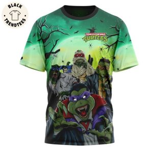 Teenage Mutant Ninja Turtles – Halloween Is Coming Design 3D T-Shirt