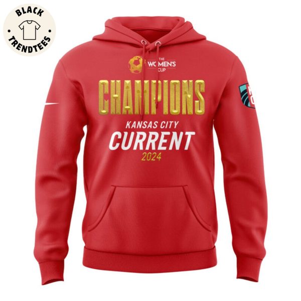 The Women Cup Champions Kansas City Current 2024 Design  Hoodie