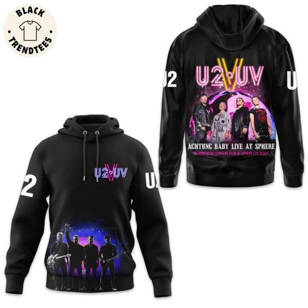 U2 UV Achtung Baby Live At Sphere Design Hoodie