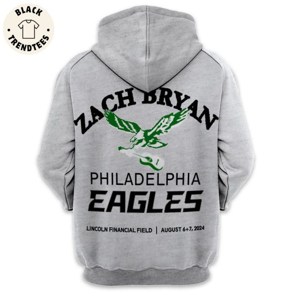 Zach Bryan Philadelphia Eagles Lincoln Financial Field Hoodie