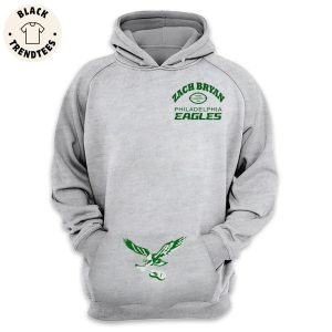 Zach Bryan Philadelphia Eagles – The Quittin Time Tour Hoodie