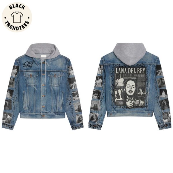 2024 Lana Del Rey Ultraviolence Hooded Denim Jacket