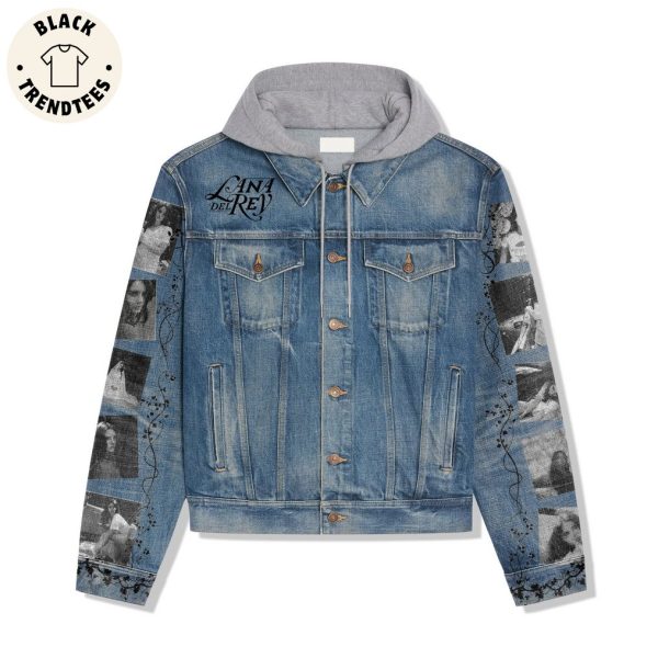 2024 Lana Del Rey Ultraviolence Hooded Denim Jacket