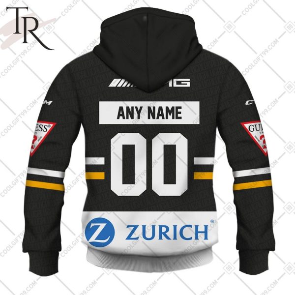 Personalized NL Hockey HC Lugano Home jersey Style Hoodie